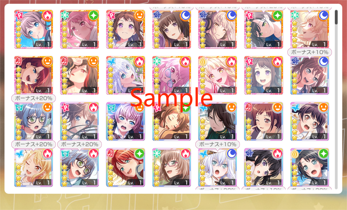 【Buy 1 Get 1 Free】BanG Dream JP 💎181,200+ Gems💎11-17 x5⭐️ 33-46 x4⭐️ Bandori starter【INSTANT SEND】
