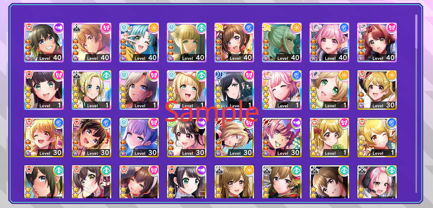 D4DJ Groovy Mix EN💎118,700+ Gems💎15 x4⭐️ starter Rank 1【INSTANT SEND】
