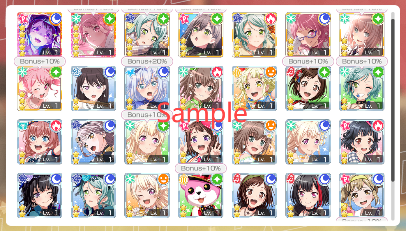 BanG Dream EN【2 x 5⭐️0-1 x4⭐️】💎64,000+ Gems💎 Bandori starter【INSTANT SEND】