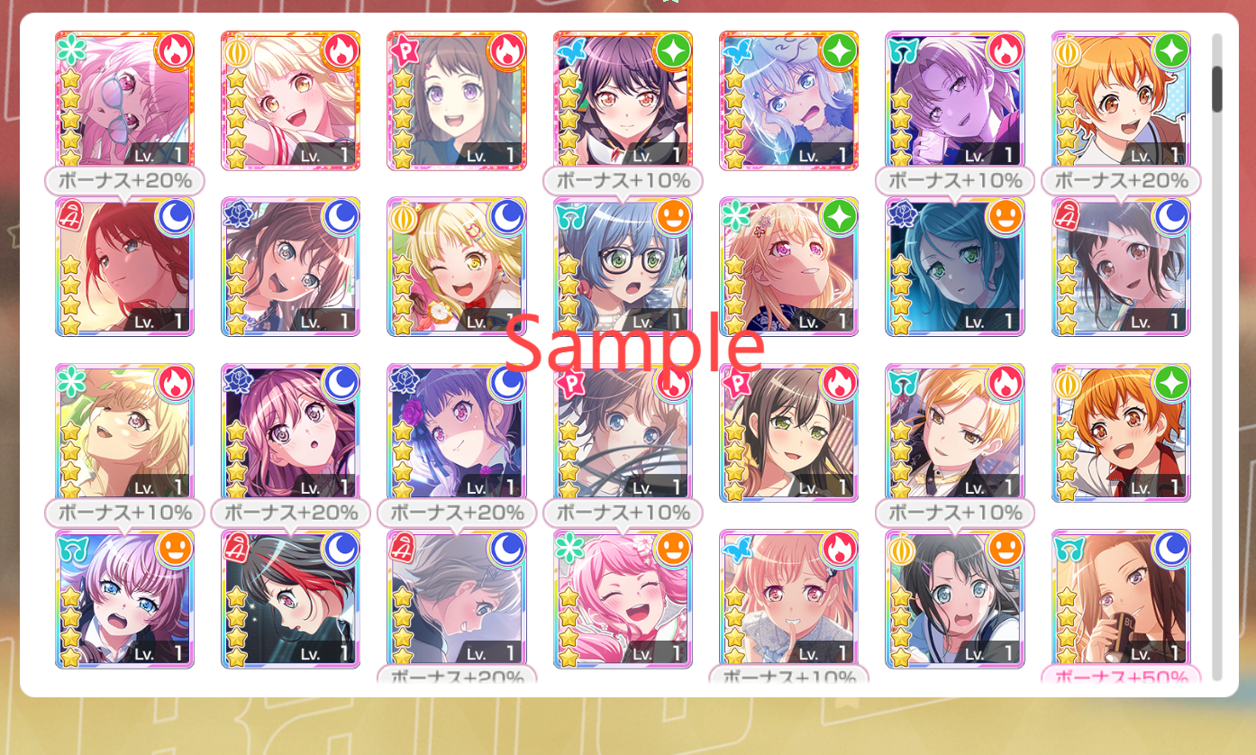BanG Dream JP【3 Chainsaw+2 Tensura 5⭐️】💎223,300+ Gems💎33-34x5⭐️71-75x4⭐️ Bandori starter【INSTANT SEND】