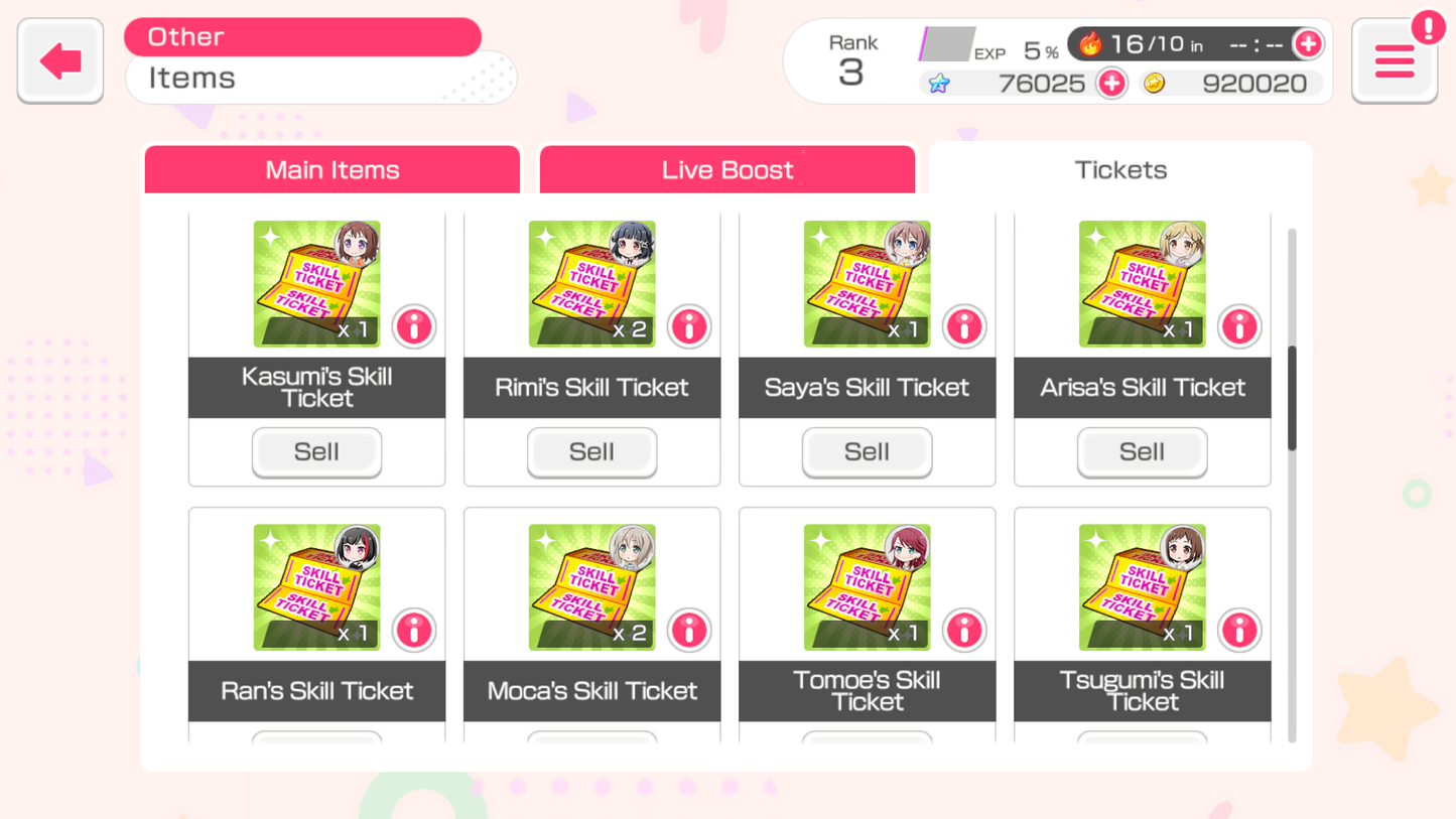 BanG Dream EN【4 x5⭐️4 x4⭐️】💎76,025 Gems💎 Bandori starter【INSTANT SEND】