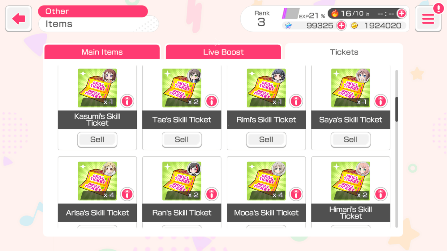 【3 Monica 3 Aya 5⭐️】BanG Dream EN💎99,325 Gems💎 11 x5⭐️ 23 x4⭐️ Bandori starter【INSTANT SEND】