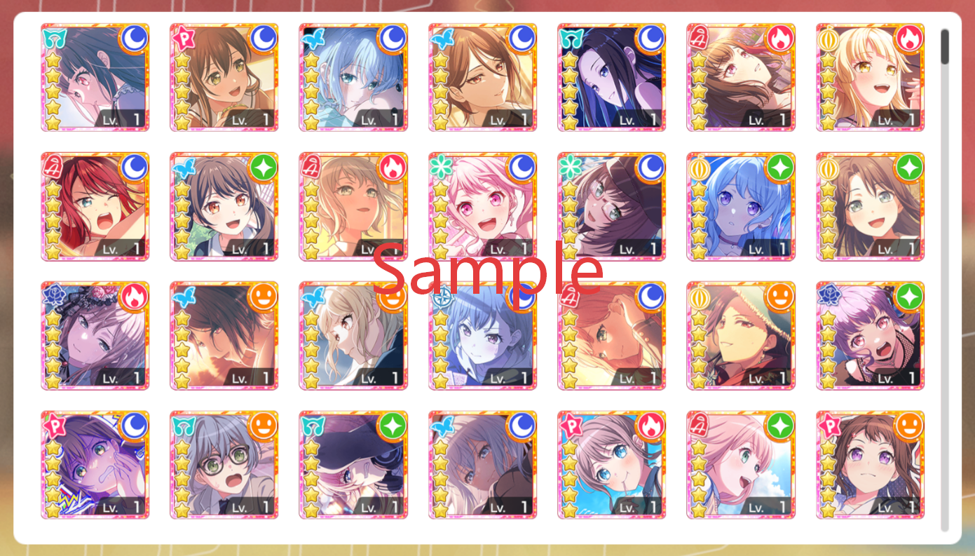 BanG Dream JP【35 x5⭐️】💎326,000+ Gems💎68-79 x4⭐️ Bandori starter【INSTANT SEND】