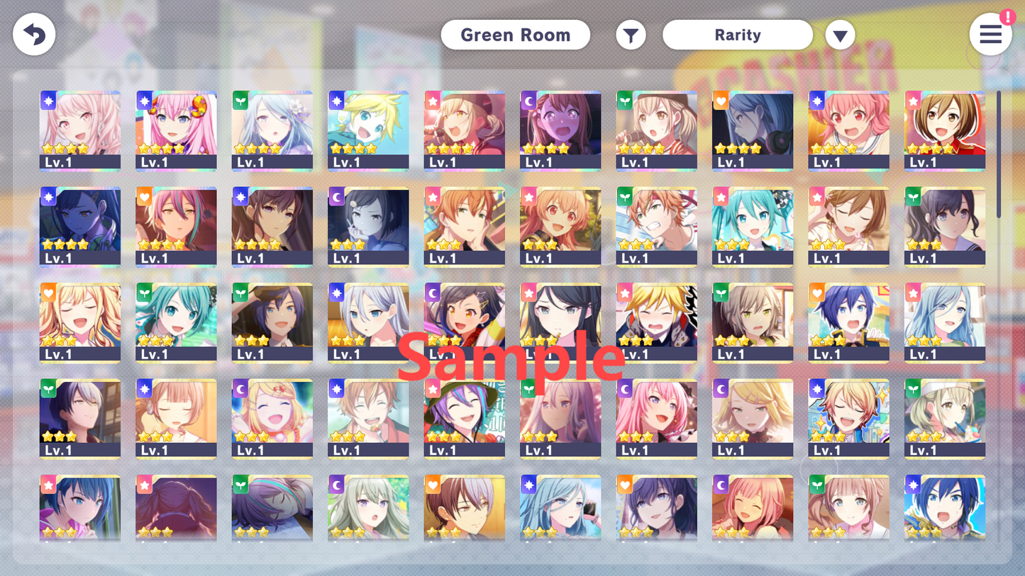 Project Sekai EN💎97,000+ Gems💎12-16 x4⭐️ starter Rank 1【INSTANT SEND】