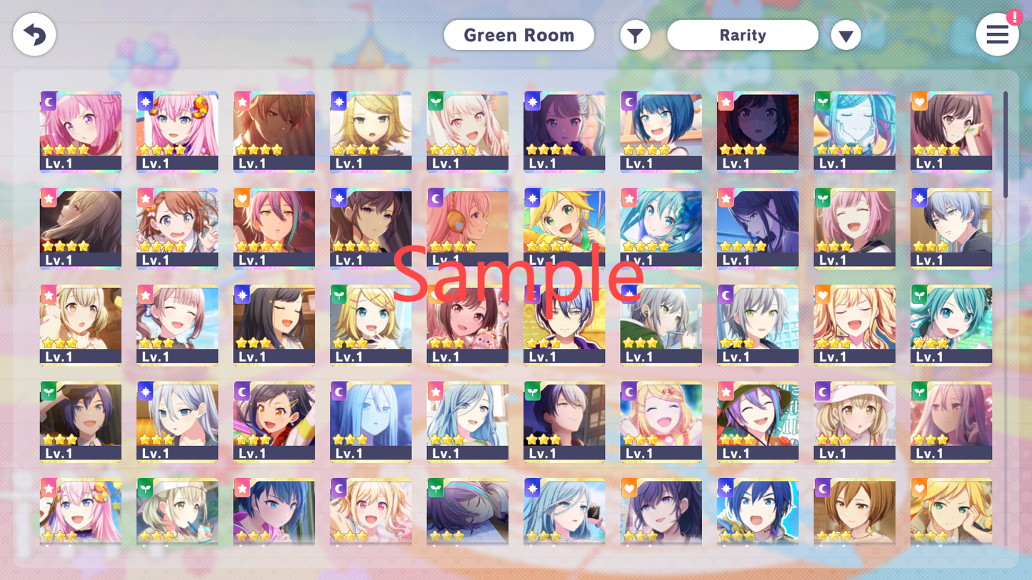 Project Sekai EN💎147,000+ Gems💎18-19 x 4⭐️ starter Rank 1【INSTANT SEND】