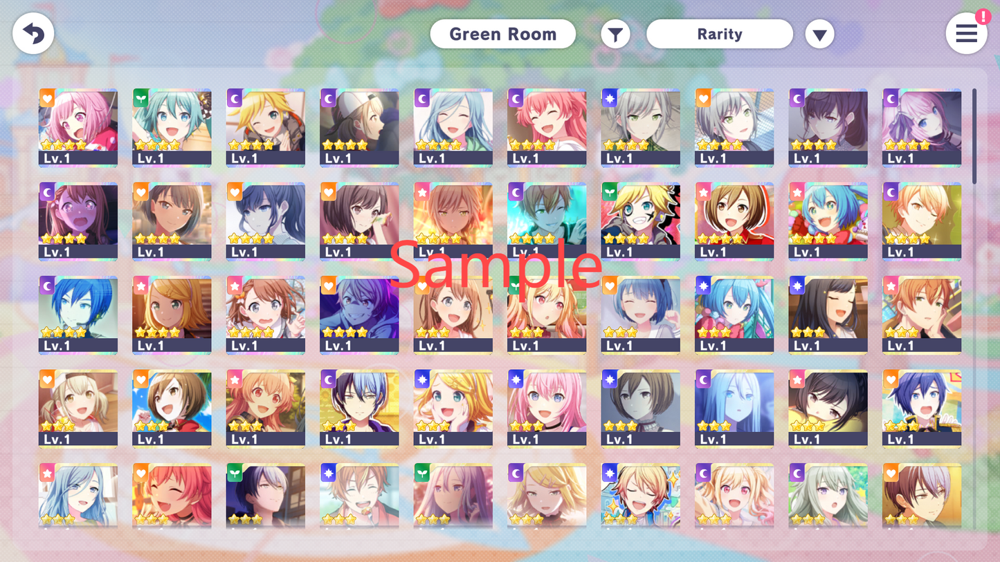 Project Sekai EN💎189,000+ Gems💎24 x4⭐️ starter Rank 1【INSTANT SEND】