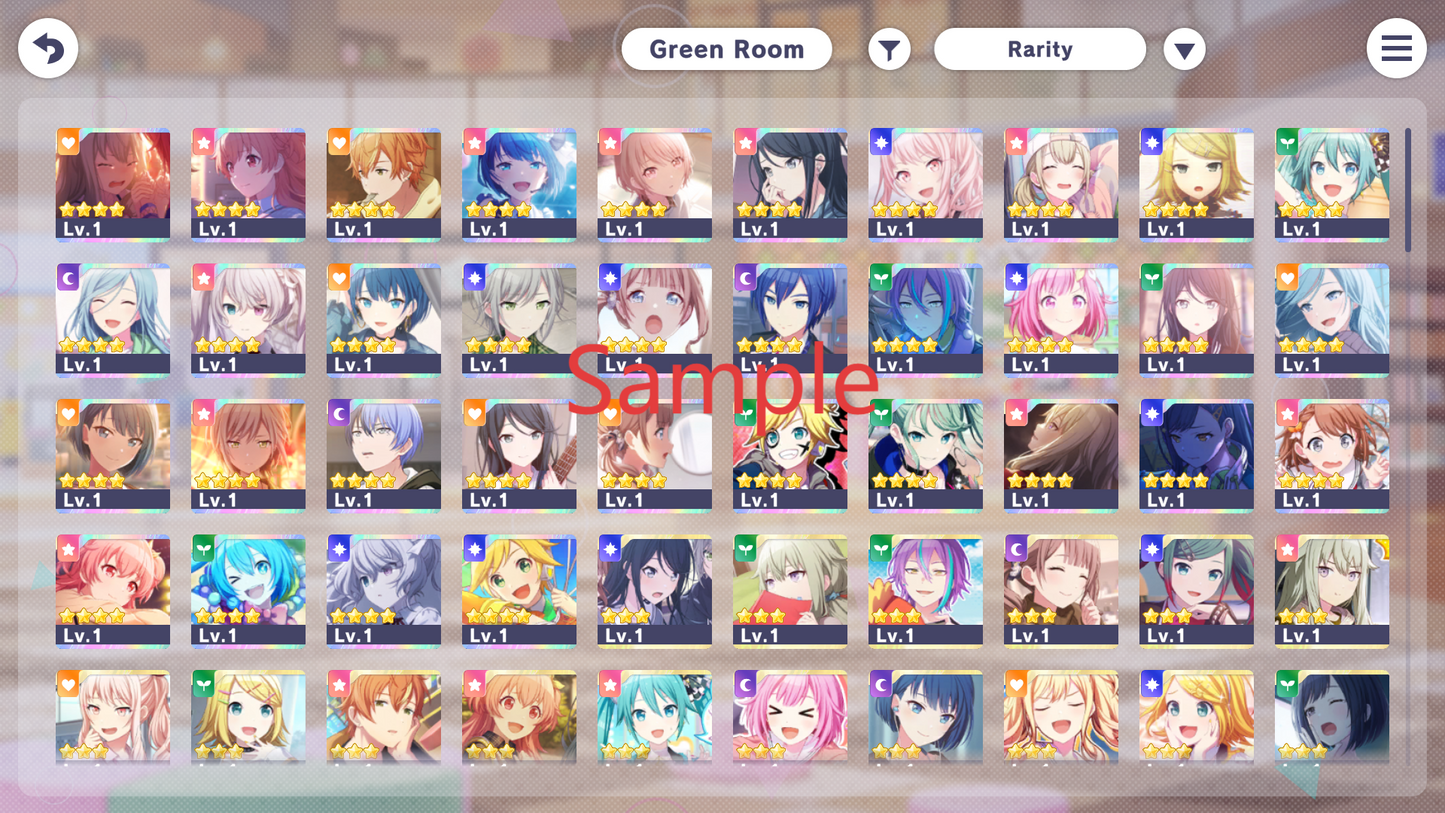 Project Sekai EN💎223,000+ Gems💎34 x 4⭐️ starter Rank 1【INSTANT SEND】