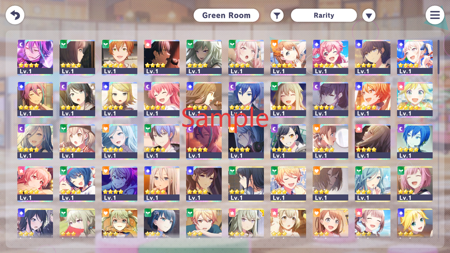 【1 Enstars Collab】Project Sekai EN💎227,700+ Gems💎34-36 x4⭐️ starter Rank 1【INSTANT SEND】