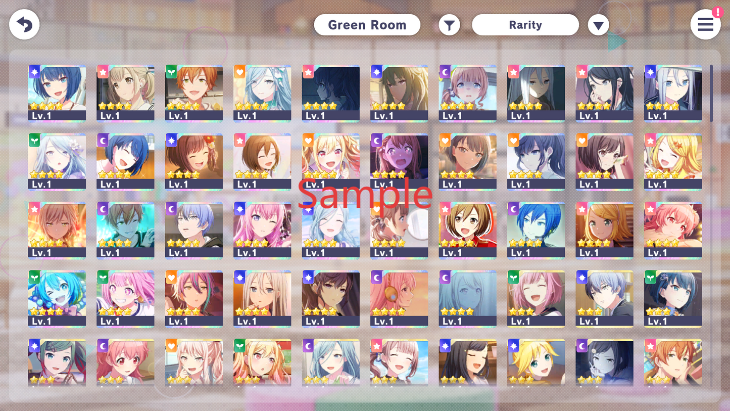 Project Sekai EN💎177,000+ Gems💎37-38 x4⭐️ starter Rank 1 FARMED【INSTANT SEND】