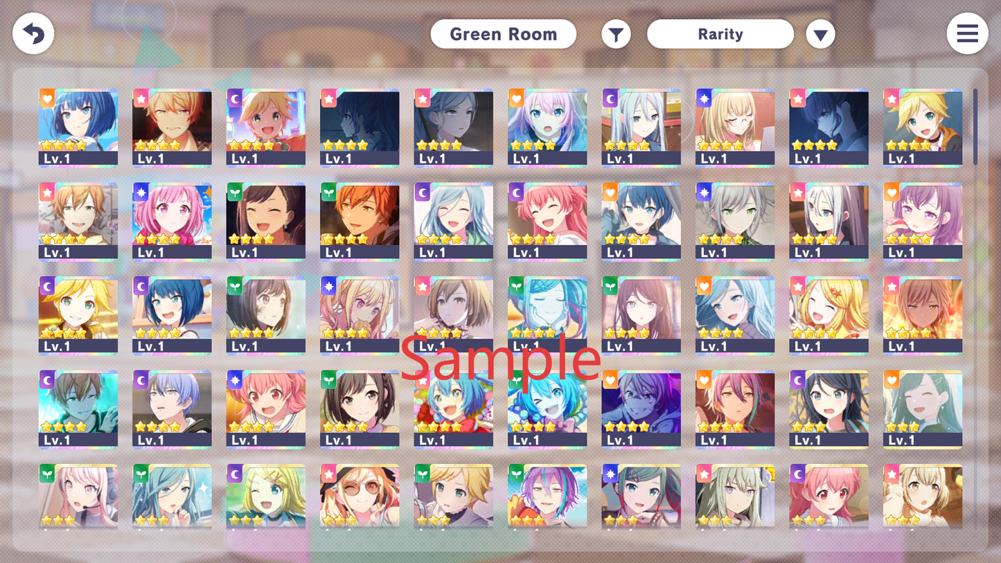 Project Sekai EN💎227,000+ Gems💎38 x4⭐️ starter Rank 1【INSTANT SEND】