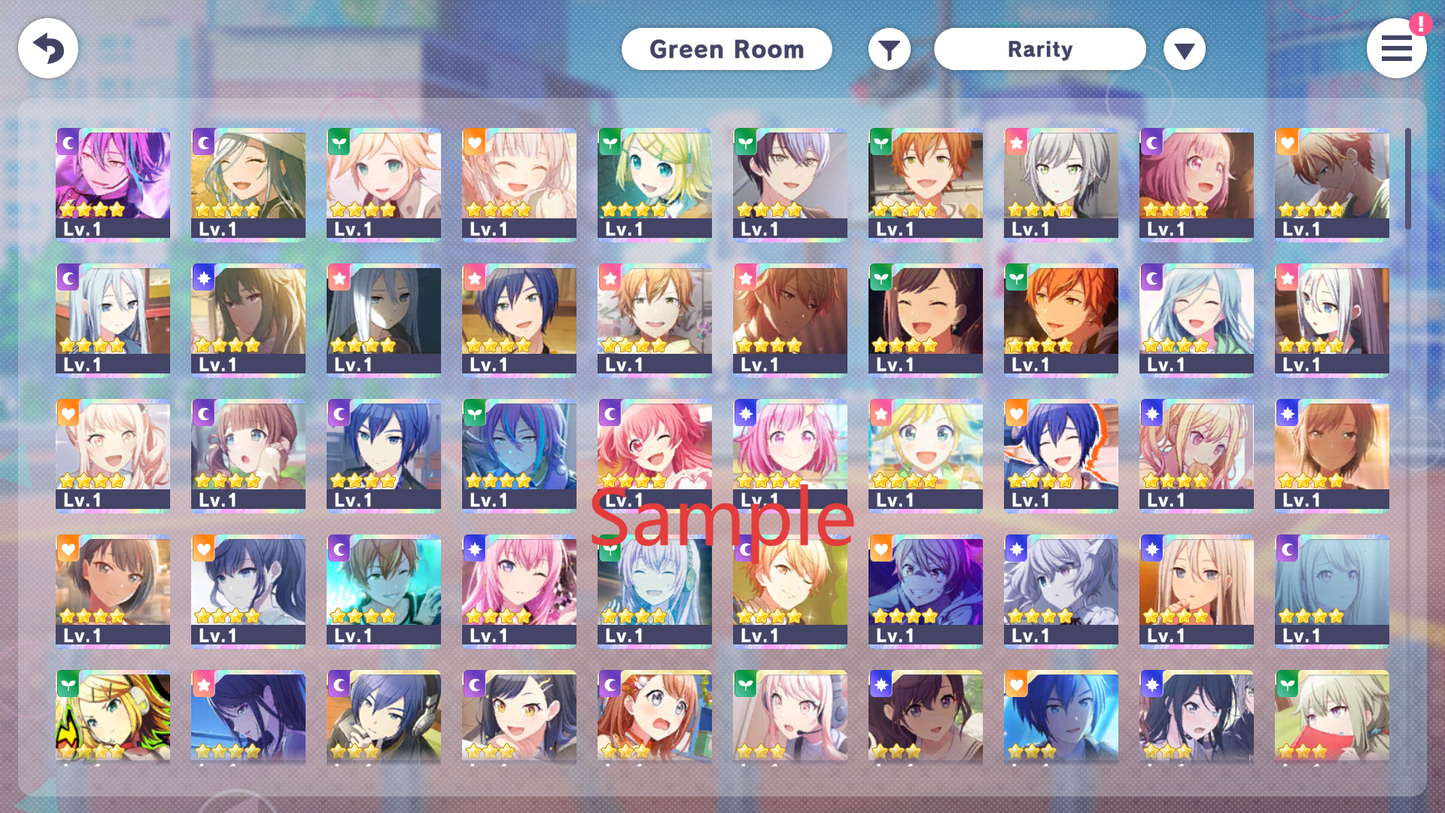 【1 Enstars Collab】Project Sekai EN💎238,000+ Gems💎42 x4⭐️ starter Rank 1【INSTANT SEND】
