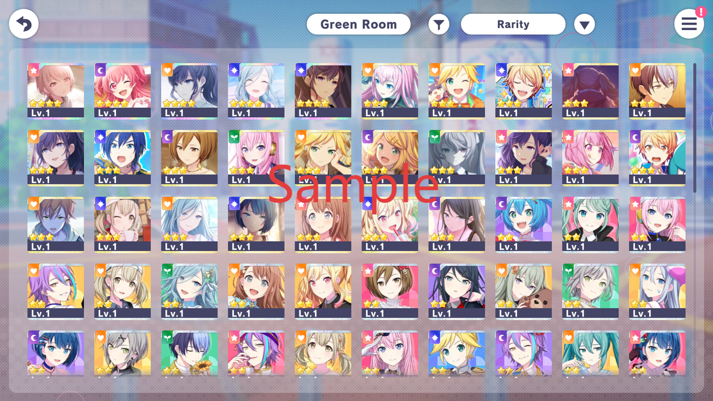 Project Sekai EN💎100,000+ Gems💎5 x4⭐️ starter Rank 1【INSTANT SEND】