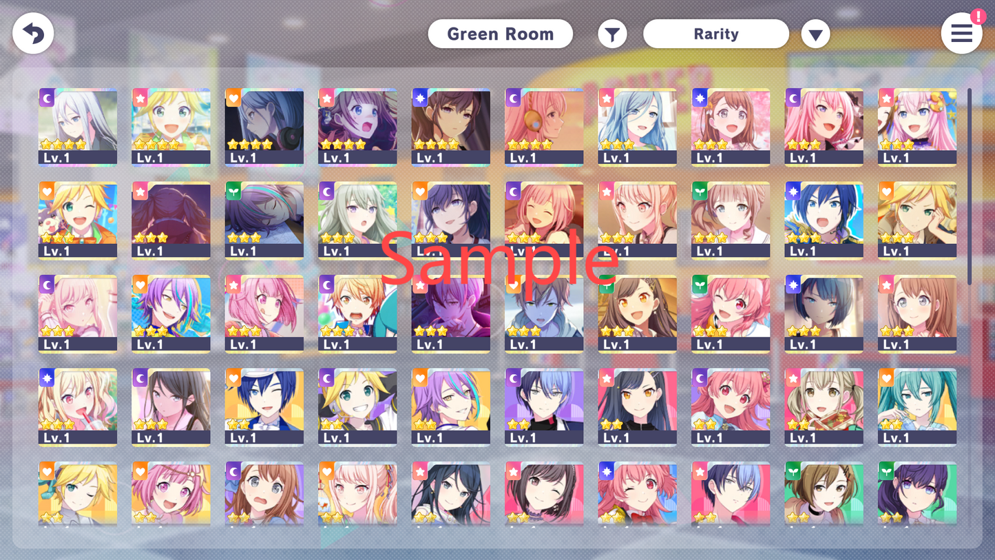 Project Sekai EN💎97,000+ Gems💎5-7 x4⭐️ starter Rank 1【INSTANT SEND】