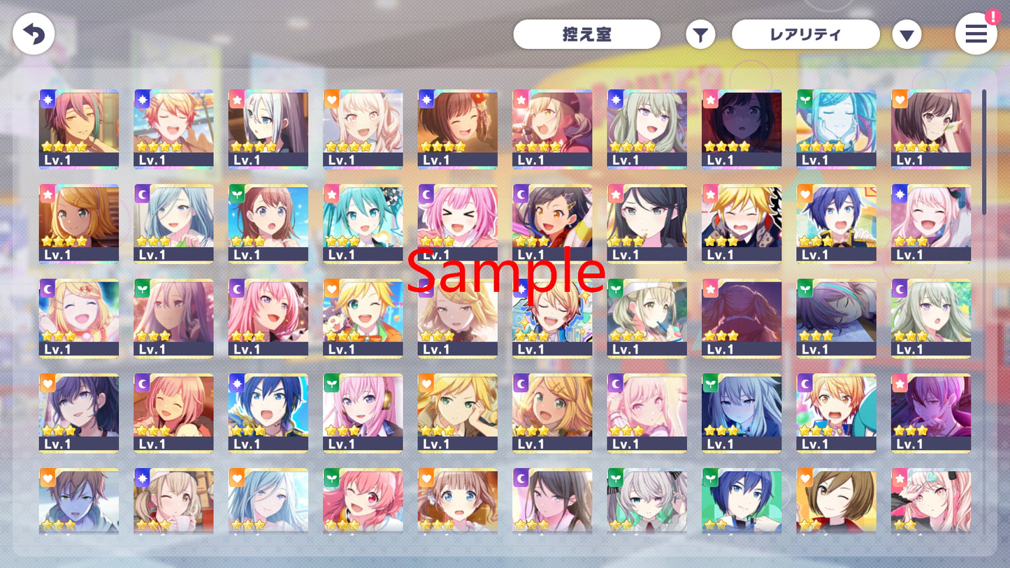 【155 Mission+5 x4⭐️Tks】Project Sekai JP 💎180,000+ Gems💎11-12 x 4⭐️ starter Rank 1【INSTANT SEND】