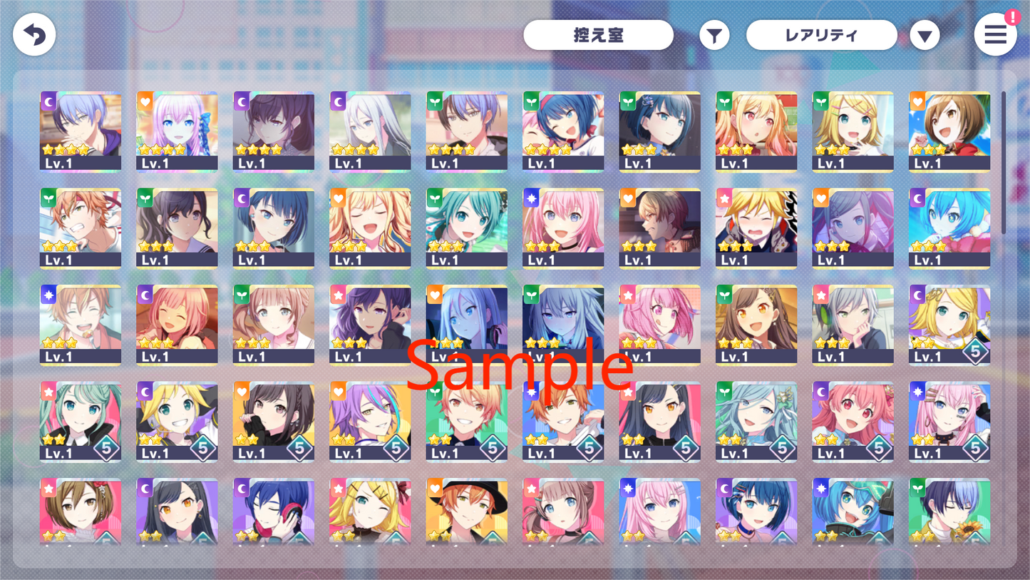 【5 x4⭐️Tks + 143 Mission Tks】Project Sekai JP💎161,000+ Gems💎5-7 x4⭐️starter Rank 1【INSTANT SEND】