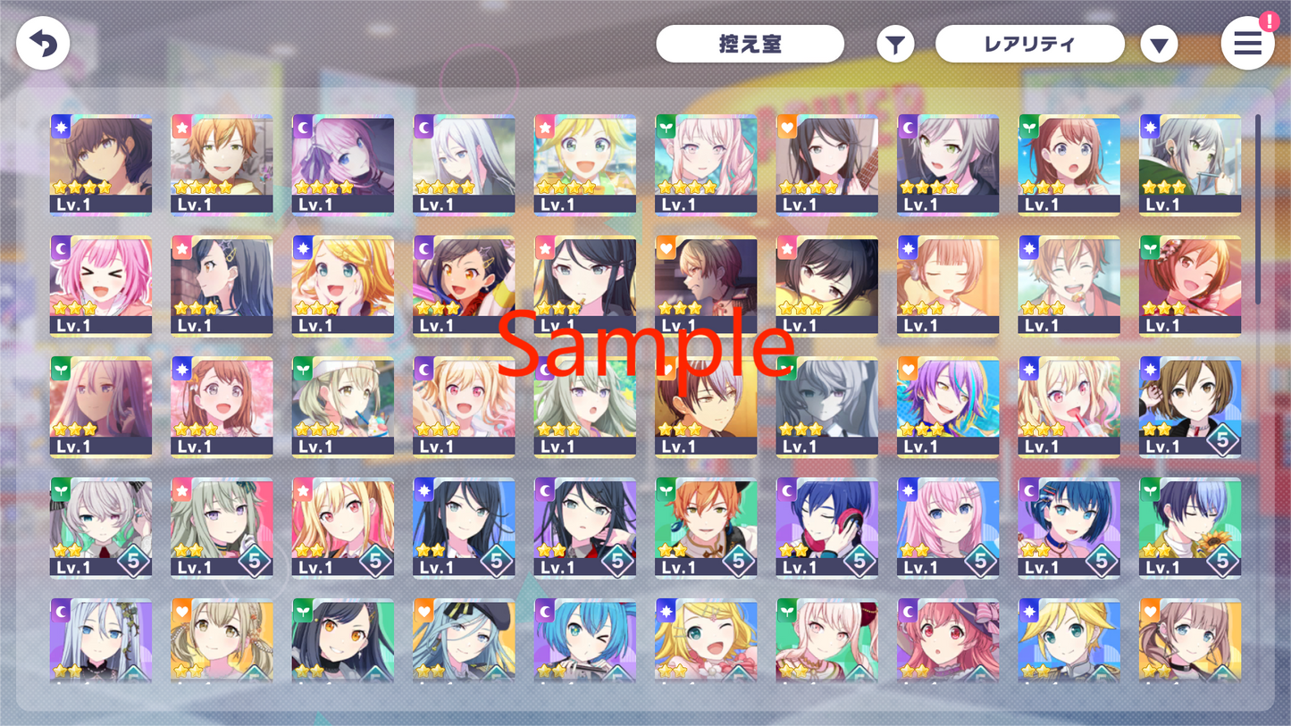 【5 x4⭐️Tks + 143 Mission Tks】Project Sekai JP💎174,000+ Gems💎7-9 x4⭐️starter Rank 1【INSTANT SEND】