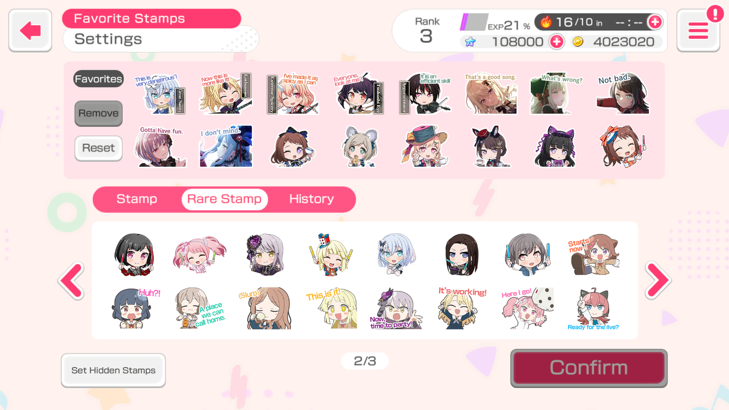 【3 RAS 3 Monica 5⭐️】BanG Dream EN💎108,000 Gems💎 20 x5⭐️ 41 x4⭐️ Bandori starter【INSTANT SEND】