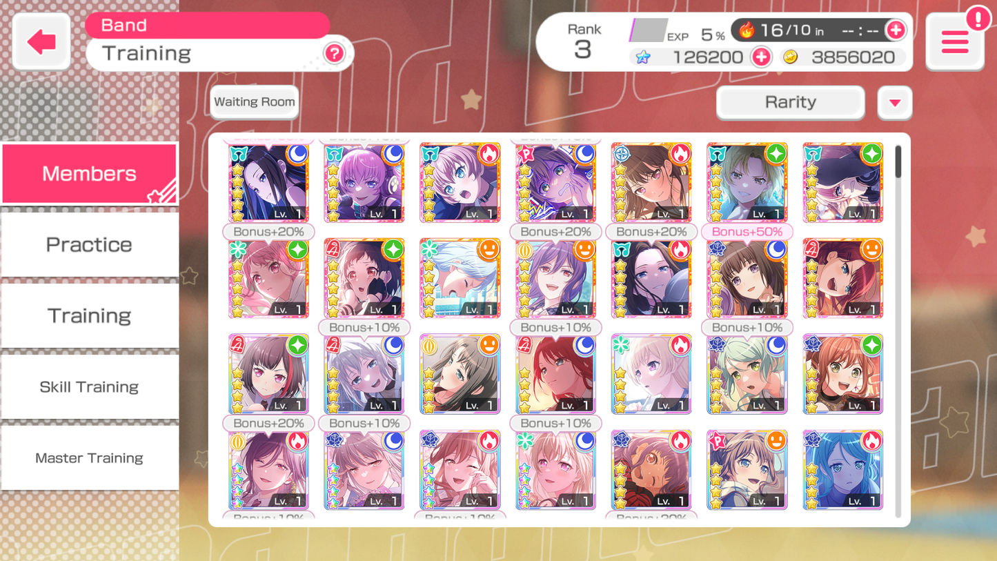 【6 RAS 5⭐️】BanG Dream EN💎126,200 Gems💎 14 x5⭐️ 54 x4⭐️ Bandori starter【INSTANT SEND】