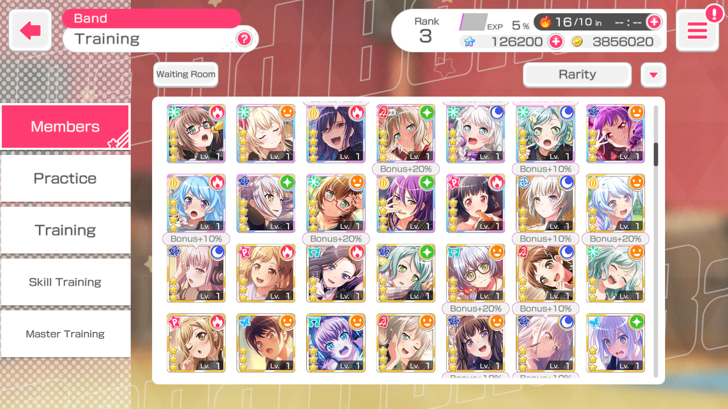 【6 RAS 5⭐️】BanG Dream EN💎126,200 Gems💎 14 x5⭐️ 54 x4⭐️ Bandori starter【INSTANT SEND】