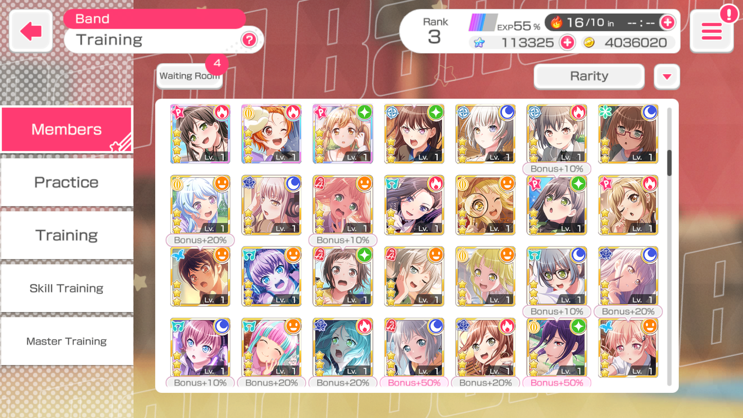 【6 PP 4 MyGo 3 Monica⭐️】BanG Dream EN💎113,325 Gems💎 26 x5⭐️ 33 x4⭐️ Bandori starter【INSTANT SEND】
