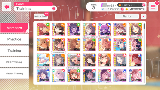 【4 MyGo 2 RAS 2 Monica 5⭐️】BanG Dream EN💎124,300 Gems💎 20 x5⭐️ 38 x4⭐️ Bandori starter【INSTANT SEND】