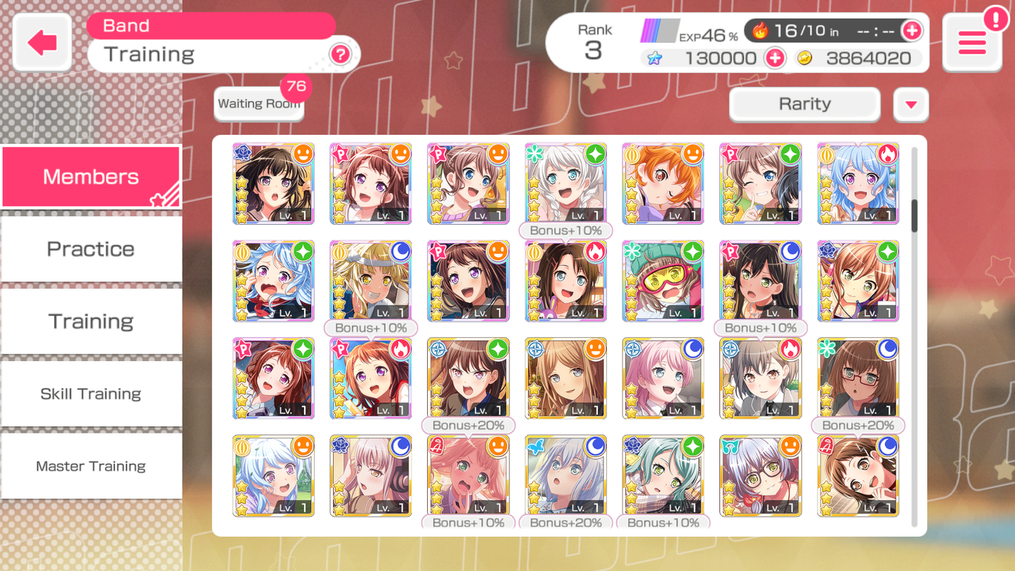 【4 Monica 3 MyGo 3 RAS 5⭐️】BanG Dream EN💎130,000 Gems💎 24 x5⭐️ 48 x4⭐️ Bandori starter【INSTANT SEND】