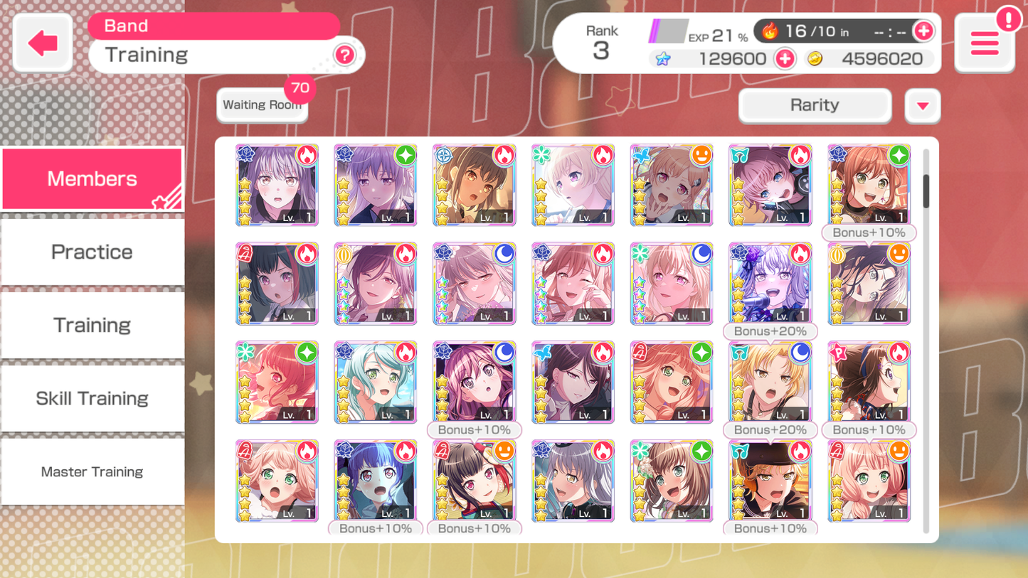 BanG Dream EN【6 PPP 6 PP 5 Monica 5⭐️】💎129,600 Gems💎27 x5⭐️42 x4⭐️ Bandori starter【INSTANT SEND】