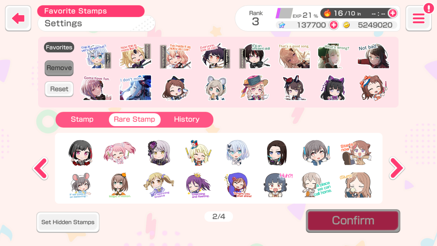 【10 RAS+Monica+Roselia 5⭐️Limited 4⭐️ Tomori】BanG Dream EN💎137,700 Gems💎 25 x5⭐️ 51 x4⭐️ Bandori starter【INSTANT SEND】