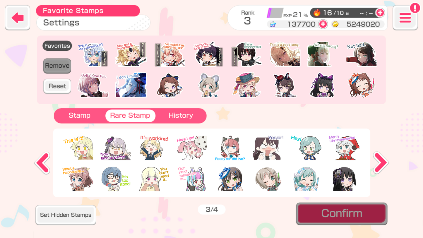 【10 RAS+Monica+Roselia 5⭐️Limited 4⭐️ Tomori】BanG Dream EN💎137,700 Gems💎 25 x5⭐️ 51 x4⭐️ Bandori starter【INSTANT SEND】
