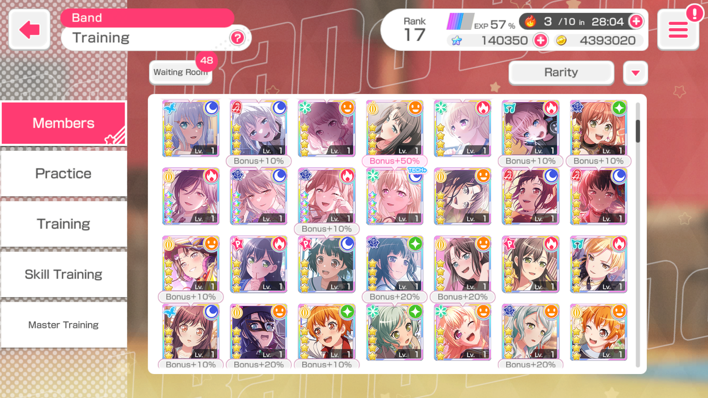 BanG Dream EN💎140,350 Gems💎 28 x5⭐️ 46 x4⭐️ Bandori starter【INSTANT SEND】