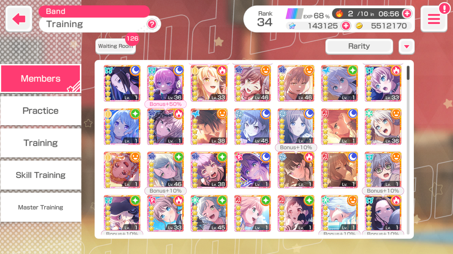 BanG Dream EN💎143,125 Gems💎 35 x5⭐️ 48 x4⭐️ Bandori starter【INSTANT SEND】