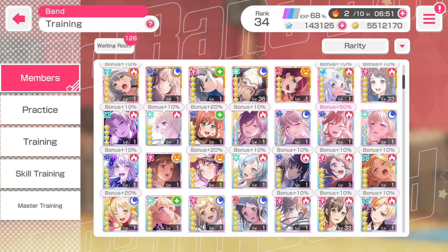 BanG Dream EN💎143,125 Gems💎 35 x5⭐️ 48 x4⭐️ Bandori starter【INSTANT SEND】